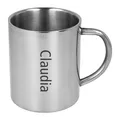 Produktbild: Edelstahl Tasse Wunschgravur Kaffeetasse Gravur Teetasse Geschenkidee Graviert