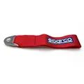 Produktbild: SPARCO Racing Schlepp-Halen-Gurte - Rot - max. 3000kg - 16mm Loch - FIA-geprüft 240 mm x 1.6 m