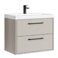 Produktbild: Badezimmer Badmöbel set Florence (Cashmere, Unterschrank mit Waschbecken)