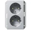 Produktbild: Gira Doppeldose SCHUKO 273126 Steckdosen Doppeldose