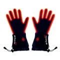 Produktbild: Glovii GLB Beheizte Universalhandschuhe & praktisches Etui | Elektrische Handwärmer für Männer und Frauen mit Li-Poly-Akku und Tasche | Hergestellt aus Kohlefaser, 95% Polyester | Schwarz, SM