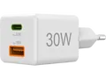 Produktbild: HAMA USB-C / USB-A 30 W Mini-Ladegerät Universal, Weiß