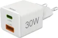 Produktbild: Hama 201992 Mini-Lader, 1 USB-C+A, 30W