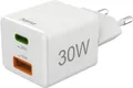 Produktbild: Hama Ladegerät 201992 1 USB-C + USB-A 30W Schnellladung Qualcomm Quick . B Ware