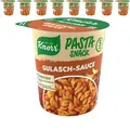 Produktbild: Knorr Fertiggericht Pasta Snack, Nudeln in Gulasch-Sauce, je 60g, 8 Stück