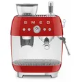 Produktbild: Smeg EGF03RDEU - Espressomaschine mit Mahlwerk im 50's Style, Rot