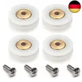 Produktbild: rollen für Duschkabinentür, gerillt, 19 mm Durchmesser, 4 Stück