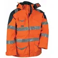 Produktbild: 4 In 1 Winter-warnschutzjacke Wind- Und Wasserdicht Bis -49 °c Gelb 54
