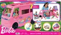 Produktbild: Mattel Barbie Super Abenteuer-Camper Spielset mit Dachzelt, Grill mit Farbwechseleffekt und über 60 Zubehörteilen