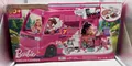Produktbild: Barbie Super Abenteuer-Camper Spielset – 60+ Zubehörteile, Dachzelt