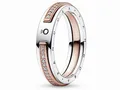 Produktbild: Pandora 182773C01-50 Bicolor Logo & Pavé Ring - Sterling Silber mit Roségold Vergoldung - Zirkonia Gr. 50