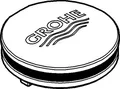 Produktbild: Grohe Veris Abdeckkappe chrom - 46672000