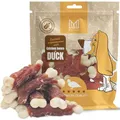 Produktbild: Mersjo Hundeleckerlis Premium Entenbrust umwickelte Calcium-Kauknochen, getreidefreie Hundesnacks, luftgetrocknet, 500g