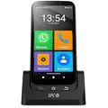Produktbild: SPC Zeus 4G PRO + Gehäuse - Smartphone für Senioren | Einfacher Modus mit XXL-Symbolen | SOS-Taste, Fernkonfiguration | 4GB RAM, 64GB ROM, Android 11, 13MP Kamera, Ladestation, 5,5