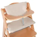 Produktbild: hauck 2-tlg. Deluxe Sitzkissen für Alpha Hochstuhl - Sitzpolster/Sitzauflage/Sitzverkleinerer/Hochstuhlauflage (Beige)