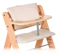 Produktbild: Hauck Hochstuhlauflage Deluxe - Beige, 2 tlg. Sitzkissen für Alpha Hochstuhl Sitzverkleinerer Sitzauflage