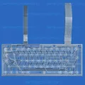 Produktbild: Tastaturfolie/Keyboard Membrane kompatibel für Sinclair ZX Spectrum 128/48 Plus *Neu produziert*