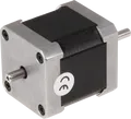 Produktbild: NEMA17-02 - Schrittmotor, Hoch-Drehmoment Hybrid, 2-Phasen, doppelter Schaft