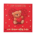 Produktbild: Depesche 0011694-040 Pop-up Glückwunschkarte zum Geburtstag, Klappkarte mit Musik, Lichtelementen und einem originellen Spruch, Geburtstagskarte inkl. Umschlag, Format 15,5 x 15,5 cm
