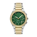Produktbild: Herrenuhr ARMANI EXCHANGE RAFAEL AX4184 Chrono Edelstahl Golden Grun
