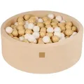 Produktbild: MeowBaby Bällebad, Ecru, Beige, Weiß, Textil, 90x30x90 cm, Spielzeug, Kinderspielzeug, Bällebad