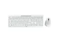 Produktbild: CHERRY Stream Desktop Tastatur und Maus Kabellos QWERTZ Weiß 2 Stück