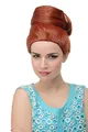 Produktbild: WIG ME UP - GFW2200-350 Perücke Damenperücke mit Beehive Dutt Rot Kuperrot turbanartig Vintage retro 50er 60er
