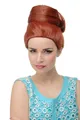 Produktbild: Perücke Damenperücke Beehive Dutt Rot turban Vintage retro 50er 60er GFW2200-350