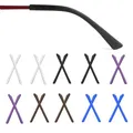 Produktbild: Brillenbügel Überzug Silikon, 10 Paare Brillen Antirutsch Überzug Brillen Ohrbügel Reparatur Ohrpolster Ersatzteile Brillenersatzzubehör für Metall DünNne Sonnenbrillen Brillenbeine (5 Farben)