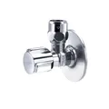 Produktbild: SCHELL 049110699 Eckregulierventil COMFORT 3/8x3/8'' , DIN-Eckregulierventil verchromt , Eckventil kurze Bauform mit Griff , Ventil mit selbstdichtendem Anschlussgewinde (ASAG easy), Rosette ,54mm