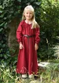 Produktbild: Battle Merchant Ritter-Kostüm Kinder Mittelalterkleid, Unterkleid Ana, rot, Gr. 164