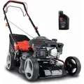 Produktbild: Scheppach Benzin Rasenmäher Rm420a 3,3ps 5in1 Mit Antrieb Breite 42cm 0,6 L Öl