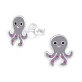 Produktbild: Monkimau Tintenfisch Kinder Ohrringe Mädchen Ohrstecker 925 Silber