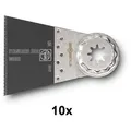 Produktbild: Fein Multimaster Multitalent 10er Pack E-Cut Standard Sägeblatt 65x50mm SLP