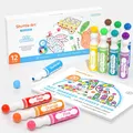 Produktbild: Shuttle Art 12 Dot Marker Bunt Waschbar Punktmarker Dotbook Kinder Kunst