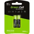 Produktbild: Green-Cell Akku Rechargeable, 1,2 V, 2000 mAh, AA, NiMH, 2 Stück