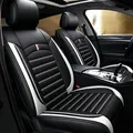Produktbild: Universal Auto Vordere Sitzbezug Auto Stuhl Kissen Kunstleder Pad Ma D white
