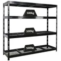 Produktbild: Proregal Schwerlastregal, Schwarz, Metall, Rechteckig, 200x180x60 cm, Freizeit, Heimwerken, Werkstatt, Schwerlastregale
