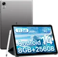 Produktbild: UMIDIGI Tablet Android 14, 11 Zoll 8(4+4)GB RAM+256GB ROM/TF 1TB, 4G Dual SIM Tablets mit Stift, 7200mAh, 13MP Kamera, Octa-Core PC