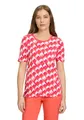 Produktbild: Betty Barclay Damen Basic Shirt mit Print 38, Rot/Weiß