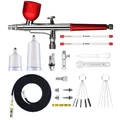 Produktbild: Airbrush Set Airbrushpistole Kit, Mehrzweck Tragba Air Brush Kit, Airbrush Ki...