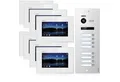 Produktbild: Balter Video-Türsprechanlage Video Türsprechanlage für 8 Familienhaus, 8x Monitore, Balter EVO (Komplettset, 11-tlg., 150 Grad Winkelkamera)
