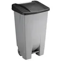 Produktbild: Helit Mülleimer 120.0 l grau schwarz