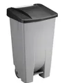 Produktbild: Sunware Abfalleimer 120 Lit.- 42,5x51x87,5cm-mit Rädern/Pedal/Griff-grau/schwarz