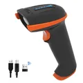 Produktbild: Barcode Scanner 1D 2D QR Wireless Kabellos 24 GHz + Wired USB 20 Kabelgebunde...