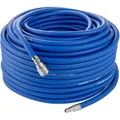 Produktbild: Poppstar Druckluftschlauch Premium Hybrid PVC mit Gewebeeinlage, (Innendurchmesser 9,2mm) mit Schnellkupplungen, bis 20 bar blau 5000 cm