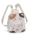 Produktbild: NICI Kinder Rucksack mymochi Katze Angy 23x21x9cm - weiss - Plüschrucksack im Kawaii-Design mit verstellbaren Trägern – für Groß und Klein, ideal für Kindergarten oder Kita - 61822