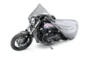 Produktbild: Motorrad-Abdeckplane All-Weather L 100% Wasserdicht, Ganz-Jahres-Schutz Zubehör in Silber 250x100x130 cm