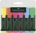 Produktbild: Faber-Castell Textmarker 48 REFILL nachfüllbar, 6 Farben im Etui
