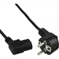 Produktbild: InLine Netzkabel | Schutzk gew. | Kaltgeräte C13 links gew. 1,8m (4,39 EUR/m)